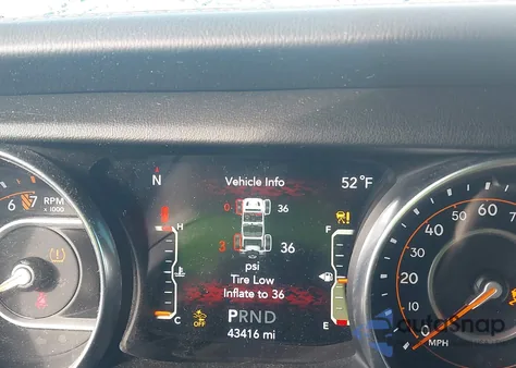 2021 Jeep Wrangler Unlimited High Altitude 4X4 из США, поврежденный, VIN 1C4HJXEG3MW567238